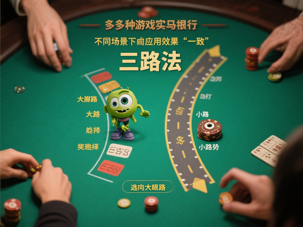 在多次游戏实践中，我发现“三路法”在不同场景下的应