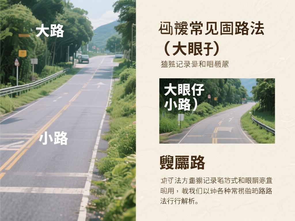 常见的路法包括“大路”“大眼仔”“小路”和“曱甴路