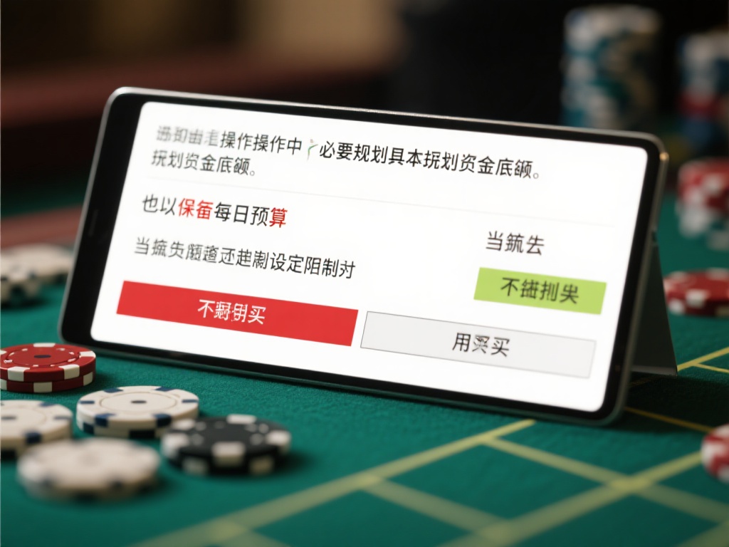 在实际操作中，务必规划具体玩法的资金底线。例如保留