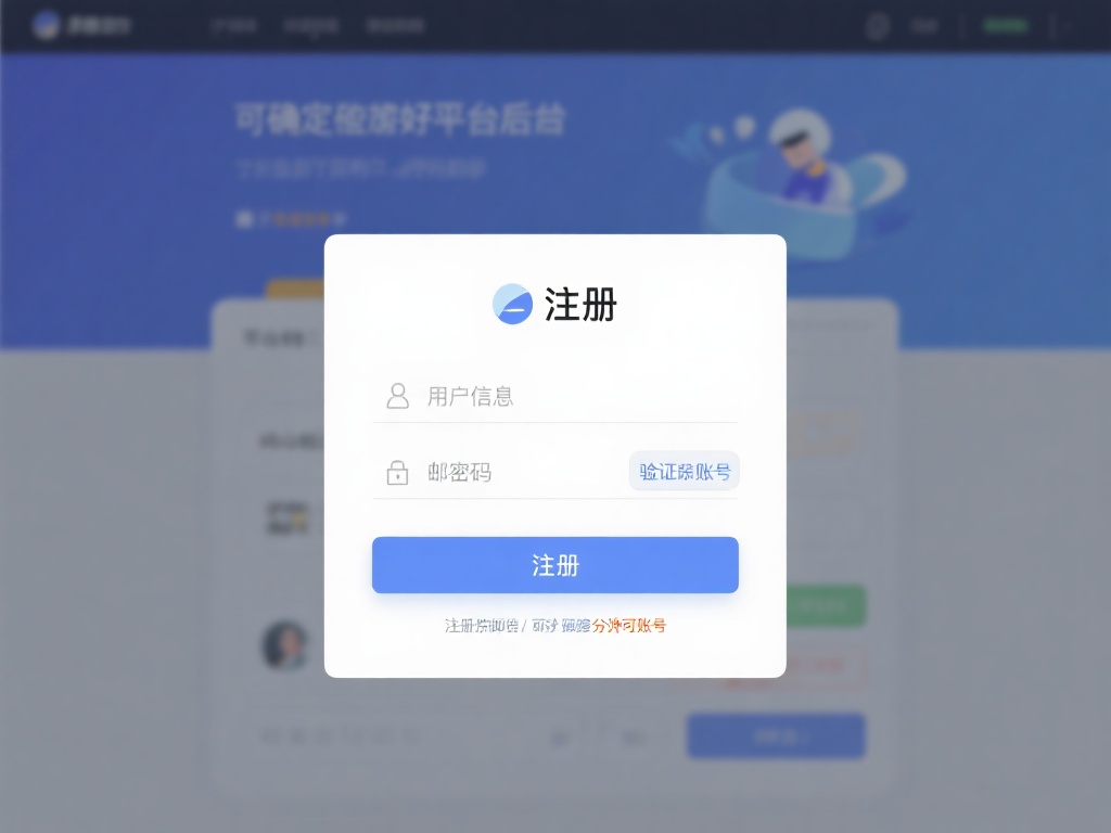 在确定好平台后，下一步就是注册一个账号。一般来说，