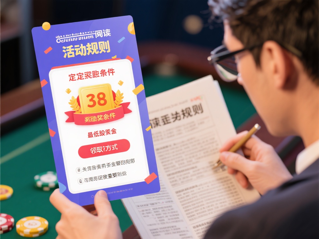 立即注册参与,赢取现金大奖,百家乐特惠不容错过! 仔细阅读活动规则
每一项活动规则都会明确界定奖励