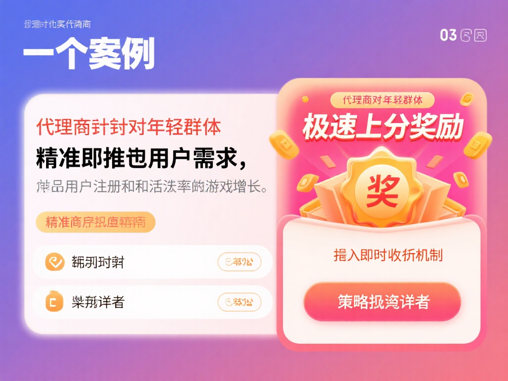 一个典型案例是某代理商针对年轻群体推出了“极速上分
